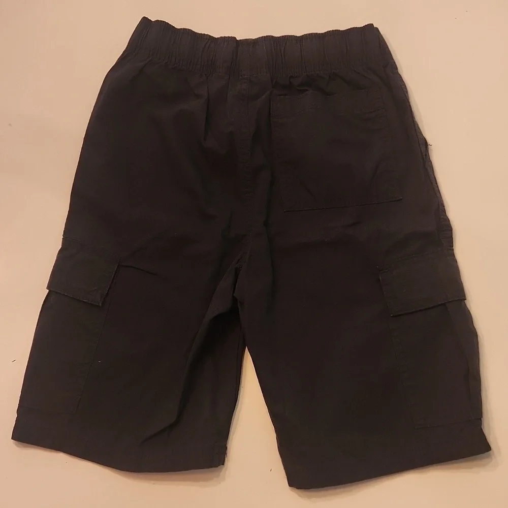 The Children's Place Boys Cargo Shorts Adjustable Waist Black Size 10